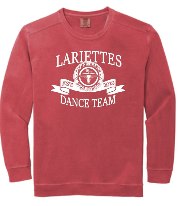 GRHSDT Lariettes sweatshirt  crimson