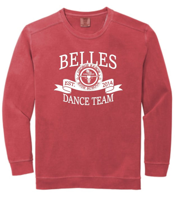 GRHSDT Belles sweatshirt  crimson