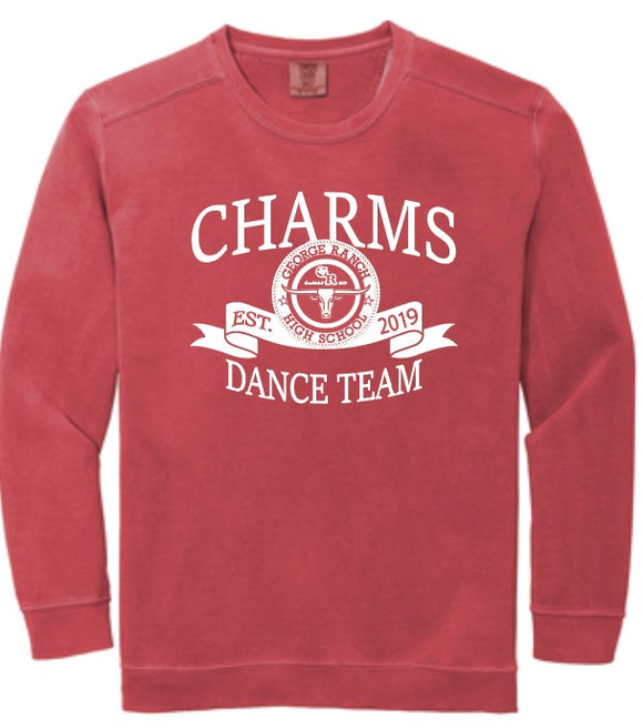 GRHSDT Charms sweatshirt  crimson