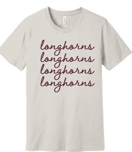 RJH Longhorn Script Tee
