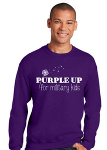 Purple up Sweatshirt
